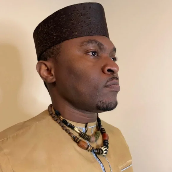 UNISEX-AUTHENTIC AFRICAN NECKLACE - Picture 5 of 6